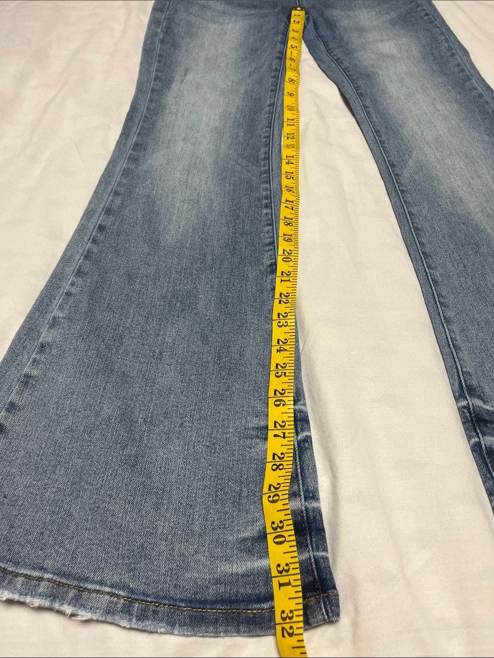 Judy Blue Light Wash Flare Jeans - Picture 2 of 10